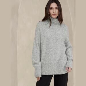 Banana Republic L Alpaca Wool Sweater | Quiet Lux Fall Capsule, Minimalist NWOT